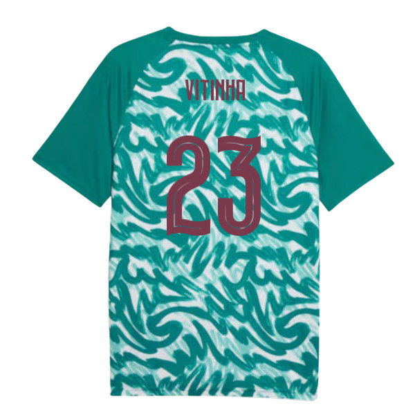 2026-2027 Portugal Warm Up Jersey (Green) (Vitinha 23)-SoccerKits Hub | Buy Soccer Jerseys Online
